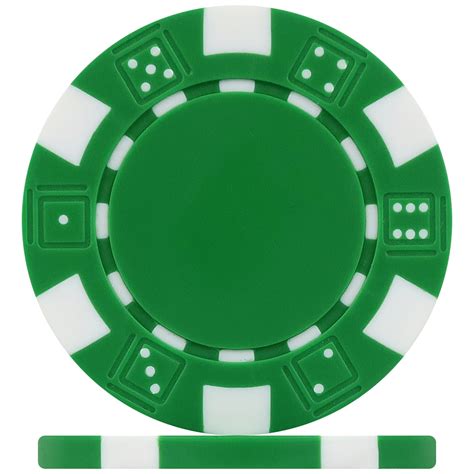 Poker verde chip de recompensas